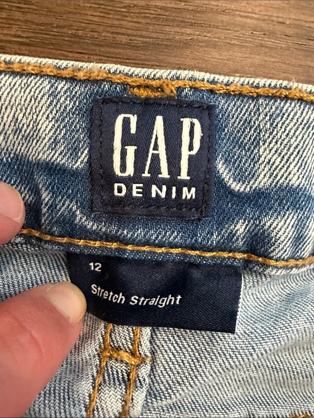 GAP Kids Light Blue Straight Leg Jeans Size 12 - C35-105